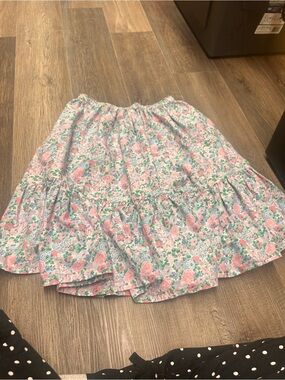 Floral Tiered Maxi Skirt